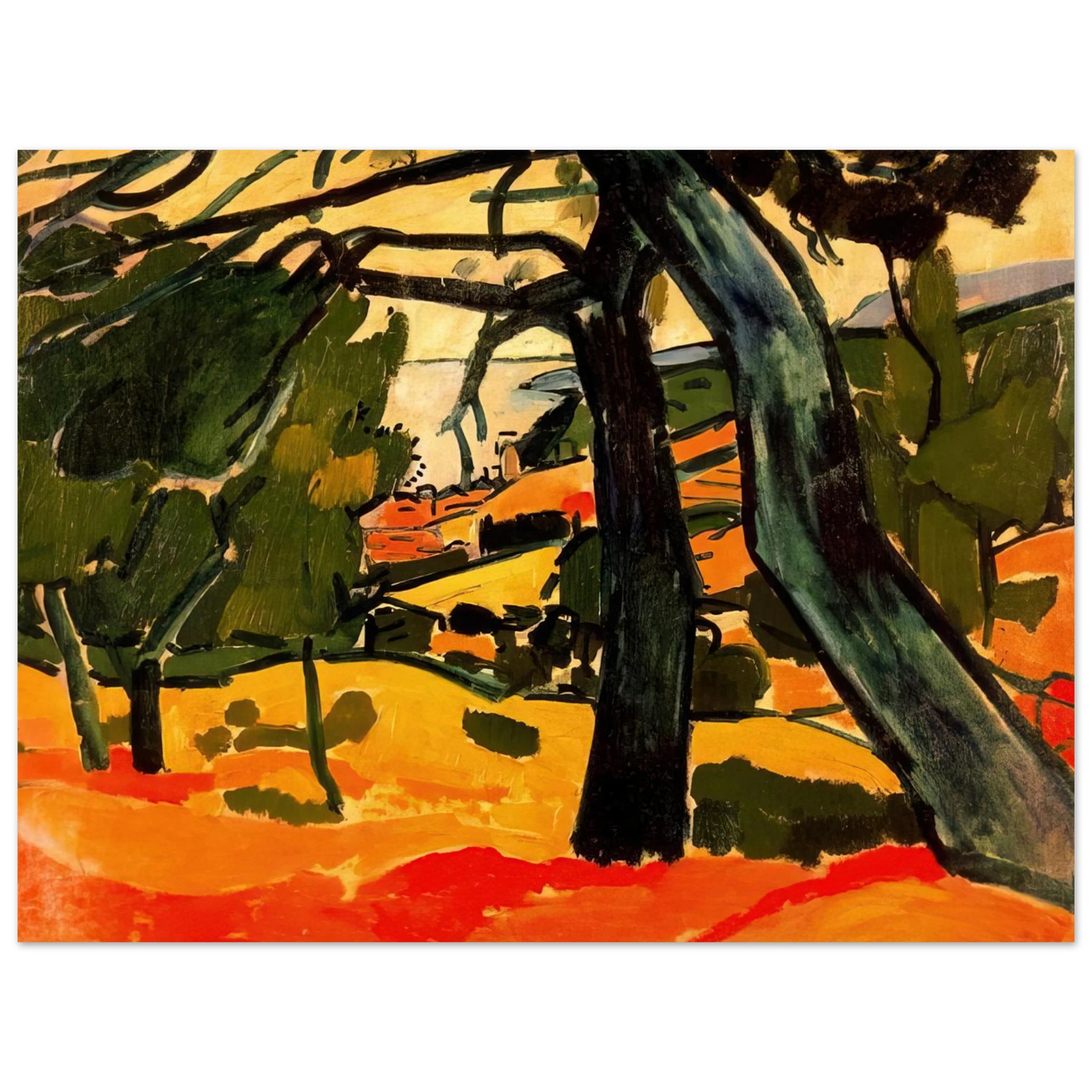 Andre Derain - LANDSCAPE 1907 1 Fine Art Poster - Default Title