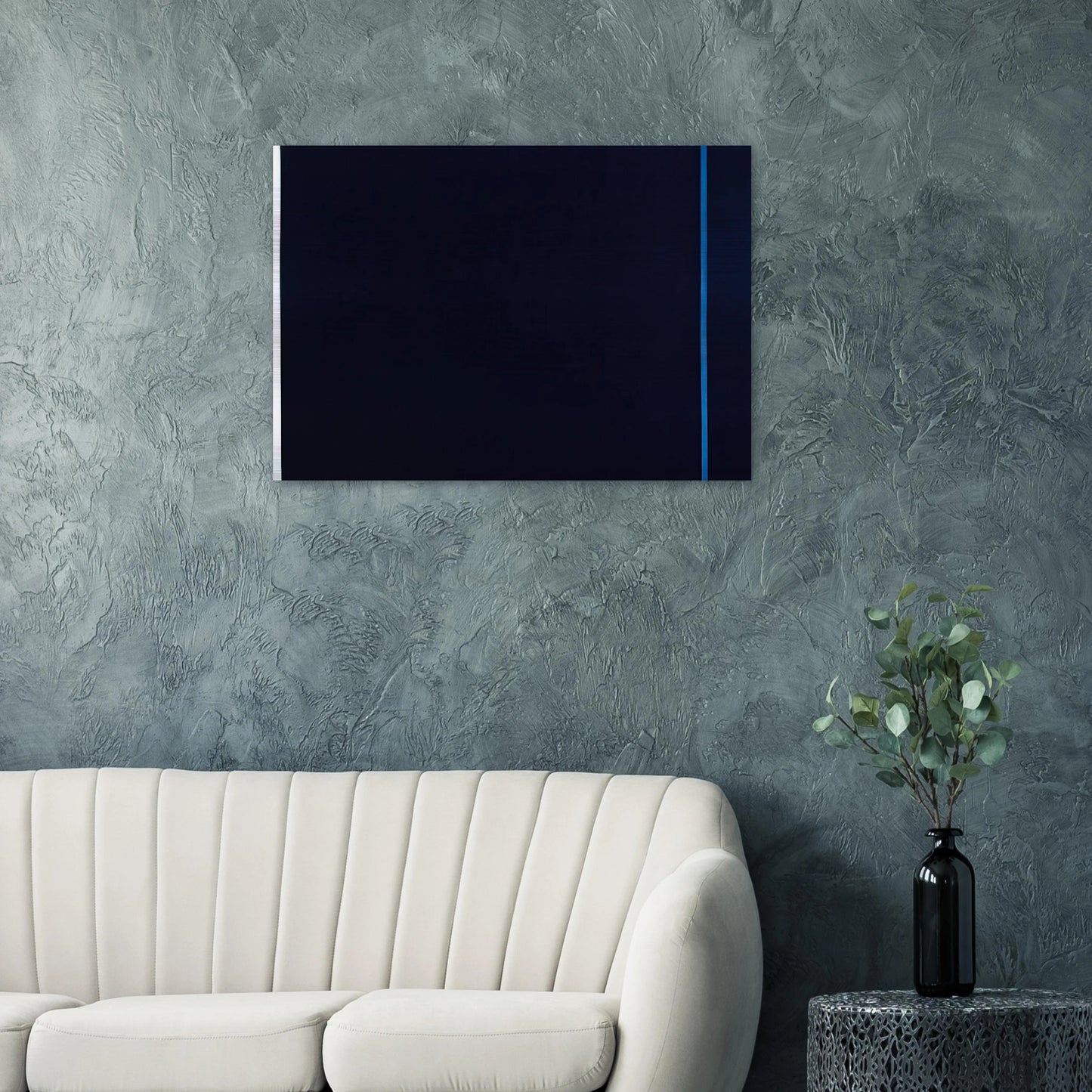 Midnight Blue - Barnett Newman Brushed Aluminum Print - 70x100 cm / 28x40 inches | Barnett Newman Aluminum Print | Barnett Newman Prints