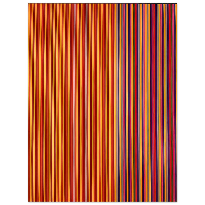 Gene Davis - Equinox - 1965 75x100 cm / 30x40inches Fine Art Poster