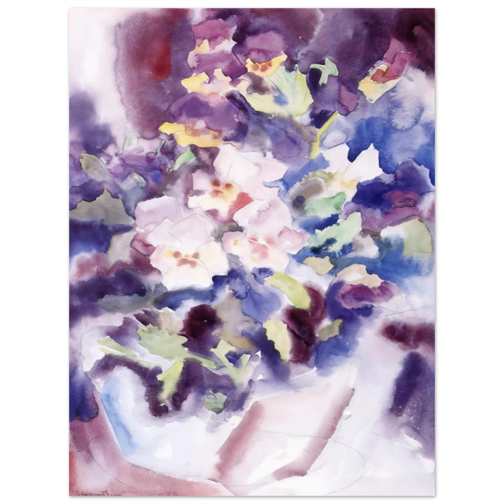 Charles Demuth - Pansies - 1915 75x100 cm / 30x40inches Fine Art Poster