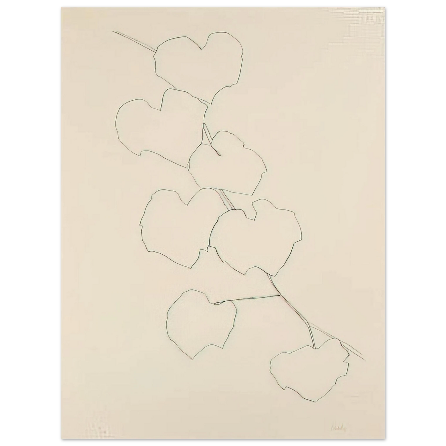 Ellsworth Kelly - Grape Leaves II Fine Art Poster - Default Title