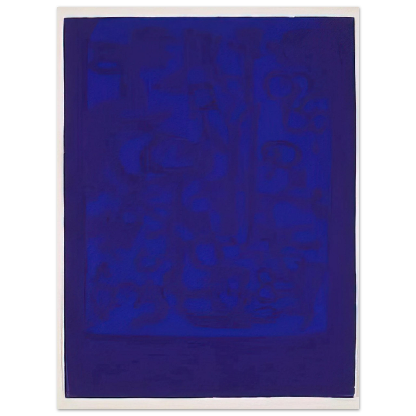 Carla Accardi - Blue Viola - 1962 Fine Art Poster - Default Title