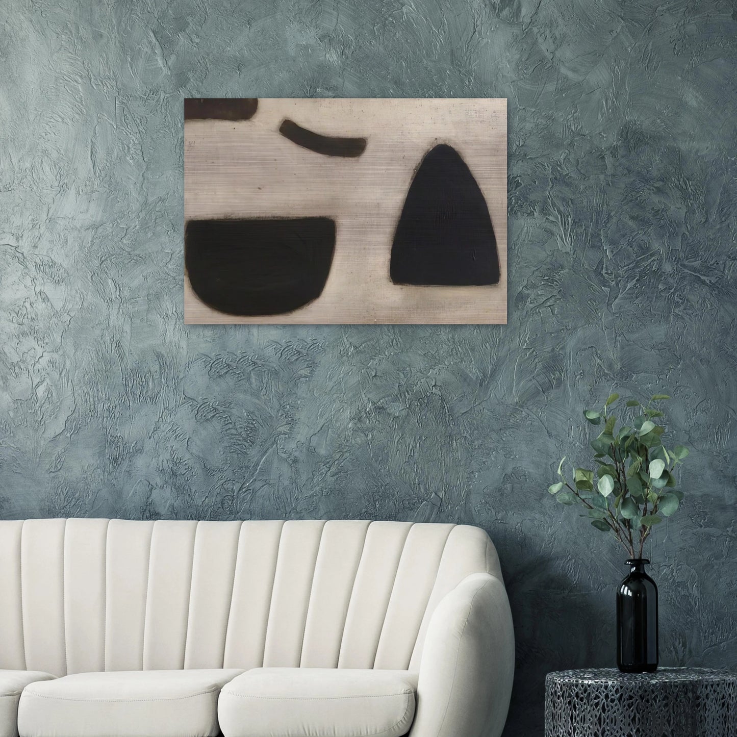 Message Obscure I - 1965 - William Scott Brushed Aluminum Print - 70x100 cm / 28x40 inches | William Scott Aluminum Print | William Scott Prints