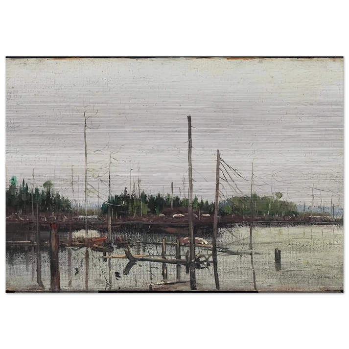 DROWNED LAND 1912 - Tom Thomson Brushed Aluminum Print - 70x100 cm / 28x40 inches | Tom Thomson Aluminum Print | Tom Thomson Prints