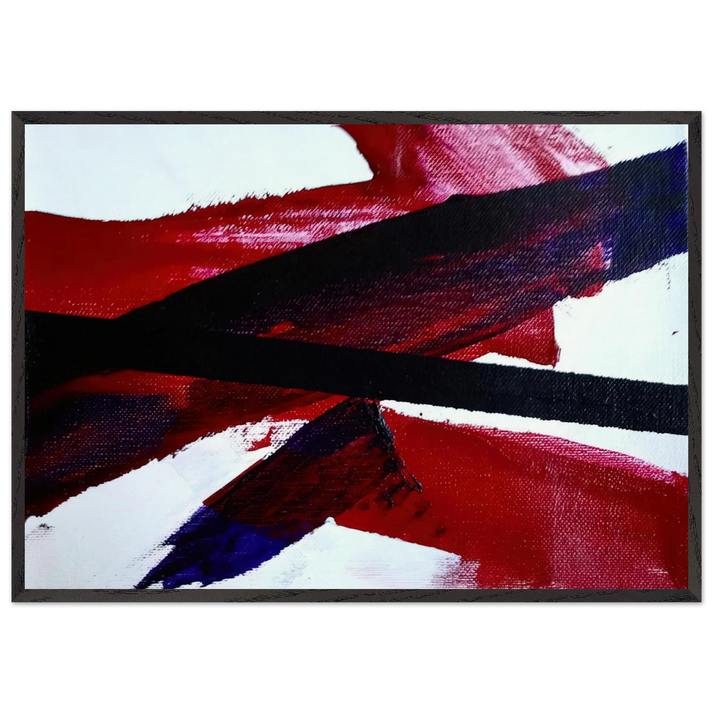 UNTITLED NR 2318 2006 - Luis Feito 70x100 cm / 28x40 inches Framed Art Print – Black Wooden Frame