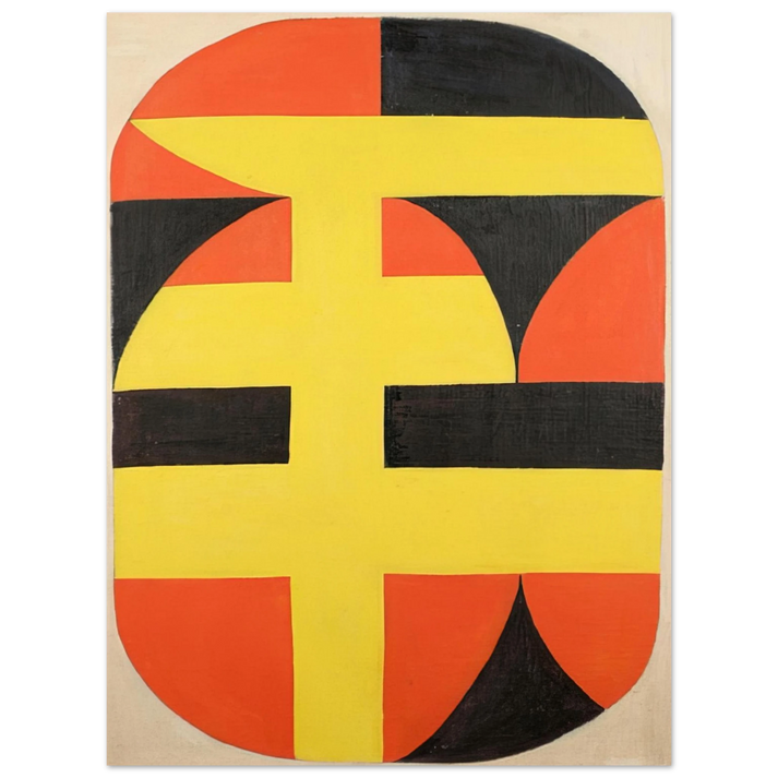 Carmen Herrera - Siete - 1949 75x100 cm / 30x40inches Fine Art Poster