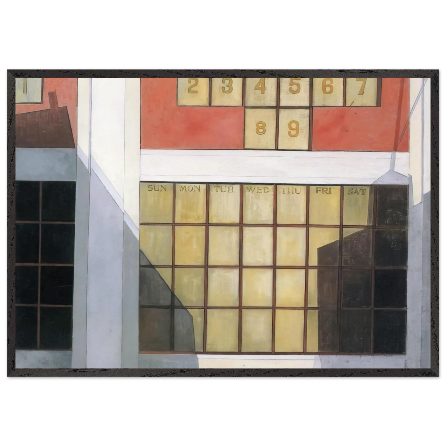 Business - 1921 - Charles Demuth 70x100 cm / 28x40 inches Framed Art Print – Black Wooden Frame