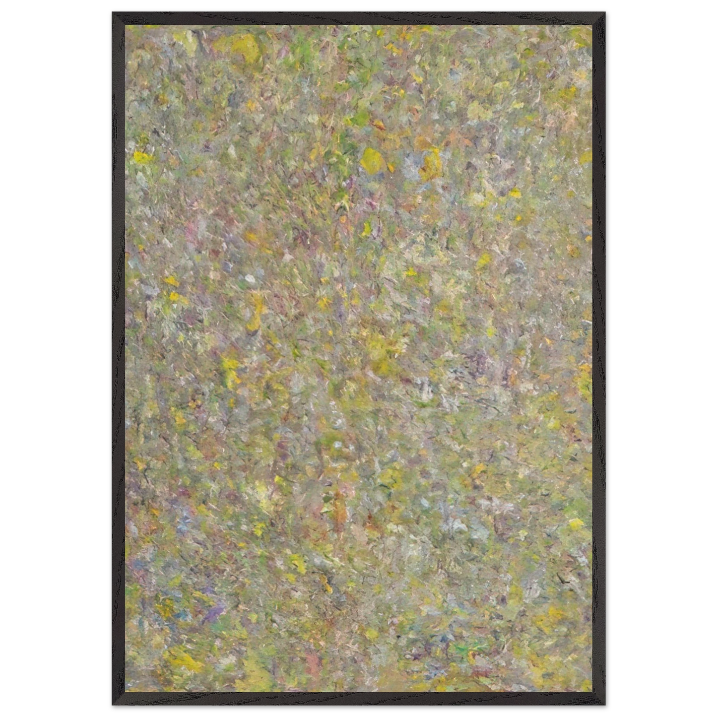 FLAG 1963 - Milton Resnick 70x100 cm / 28x40 inches Framed Art Print – Black Wooden Frame