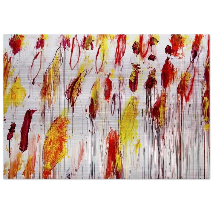 Lepanto, Part IV - Cy Twombly Brushed Aluminum Print - 70x100 cm / 28x40 inches | Cy Twombly Aluminum Print | Cy Twombly Prints