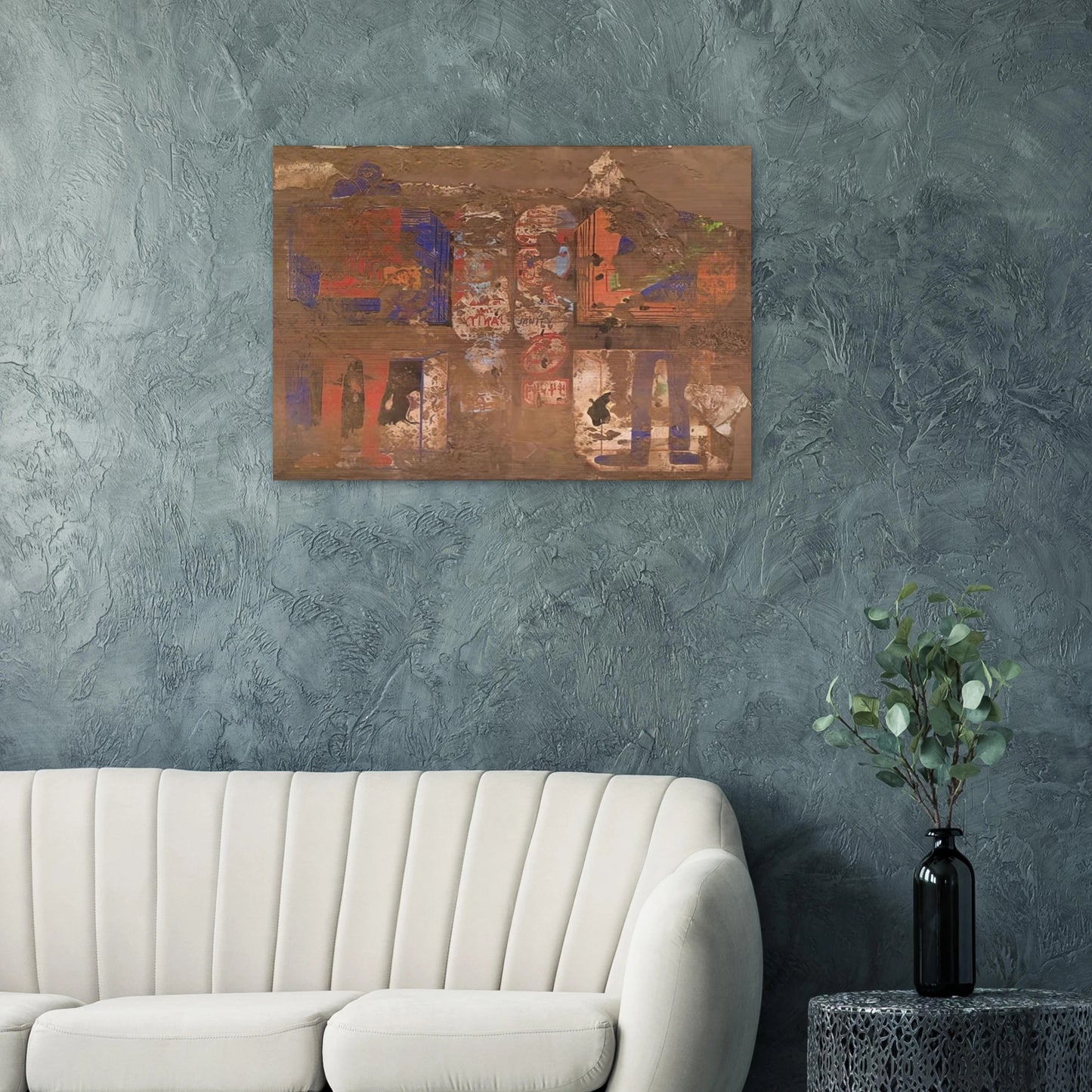 Graphic with Cocoa - 1968 - Dieter Roth Brushed Aluminum Print - 70x100 cm / 28x40 inches | Dieter Roth Aluminum Print | Dieter Roth Prints