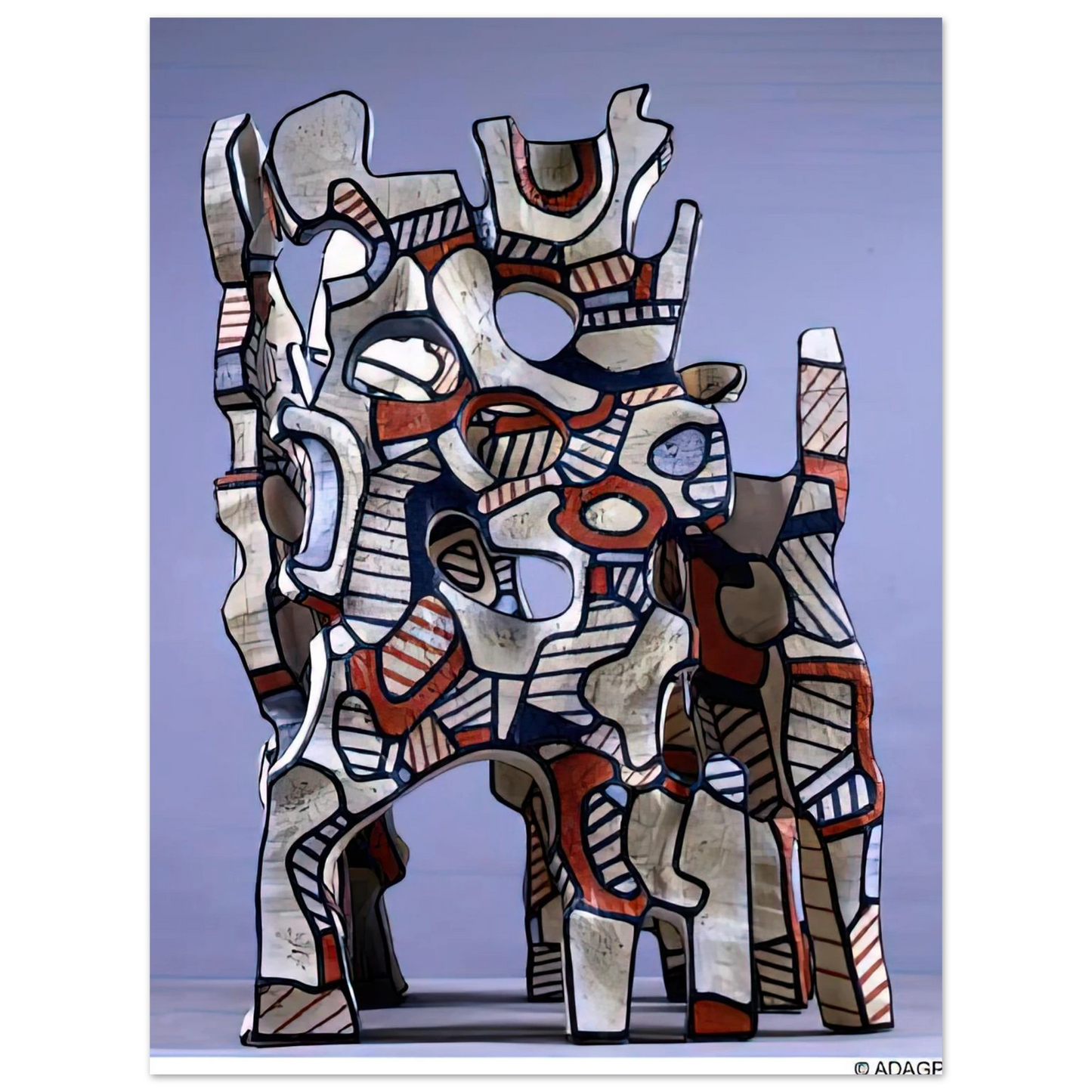 Jean Dubuffet - THE COSMORAMA IV Fine Art Poster - Default Title