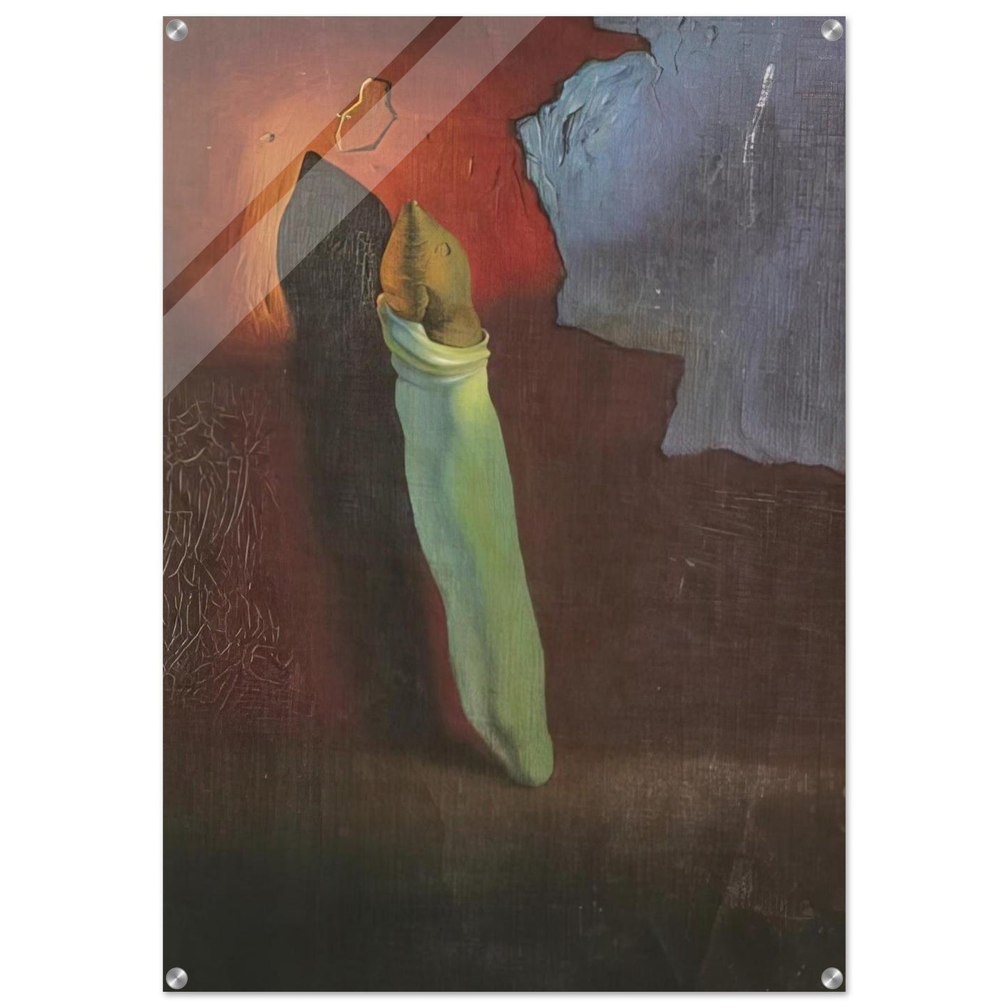 ANTHROPOMORPHIC BREAD 1 - Salvador Dali Acrylic Print - 70x100 cm / 28x40″ inches