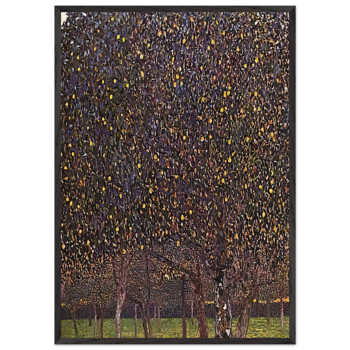PEAR TREE 1903 - Gustav Klimt 70x100 cm / 28x40 inches Framed Art Print – Black Wooden Frame