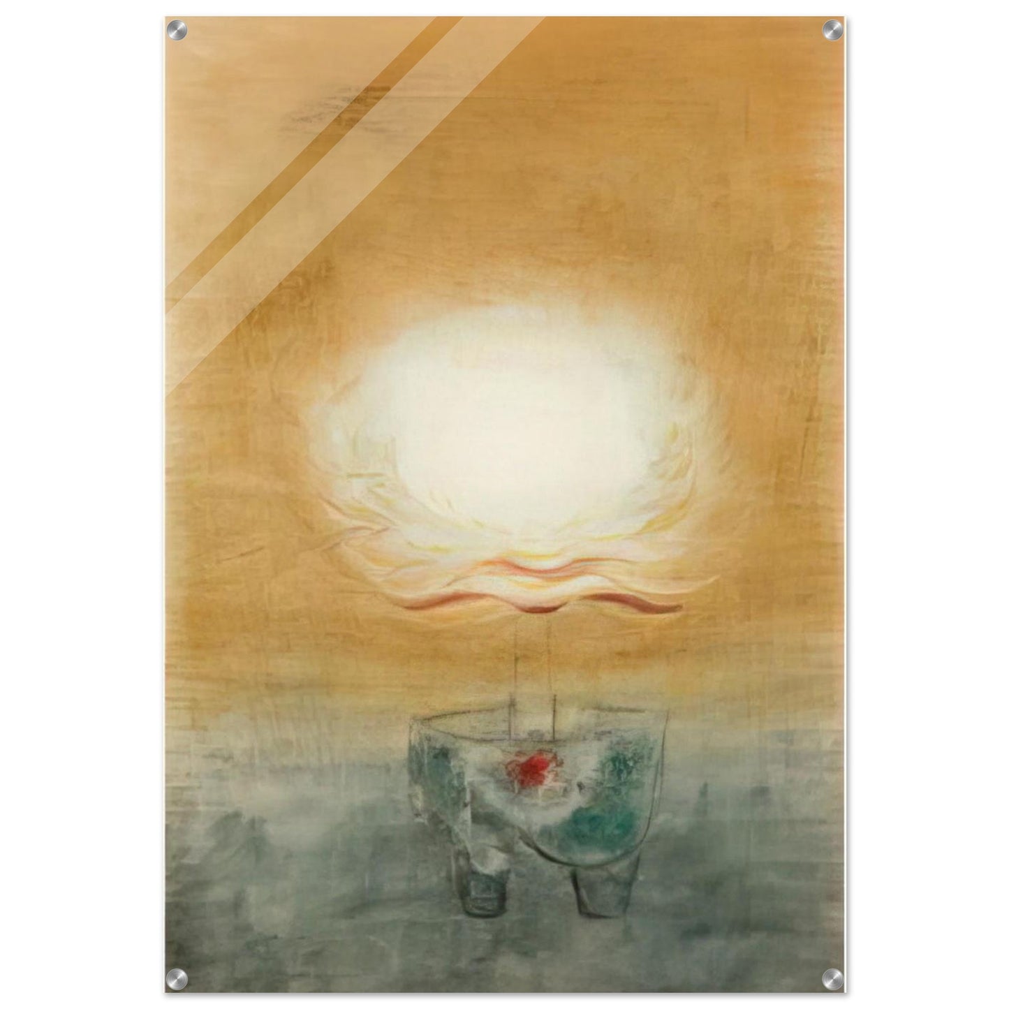 Lotus - 1945 - Morris Graves Acrylic Print - 70x100 cm / 28x40″ inches | Morris Graves Wall Art | Morris Graves Prints