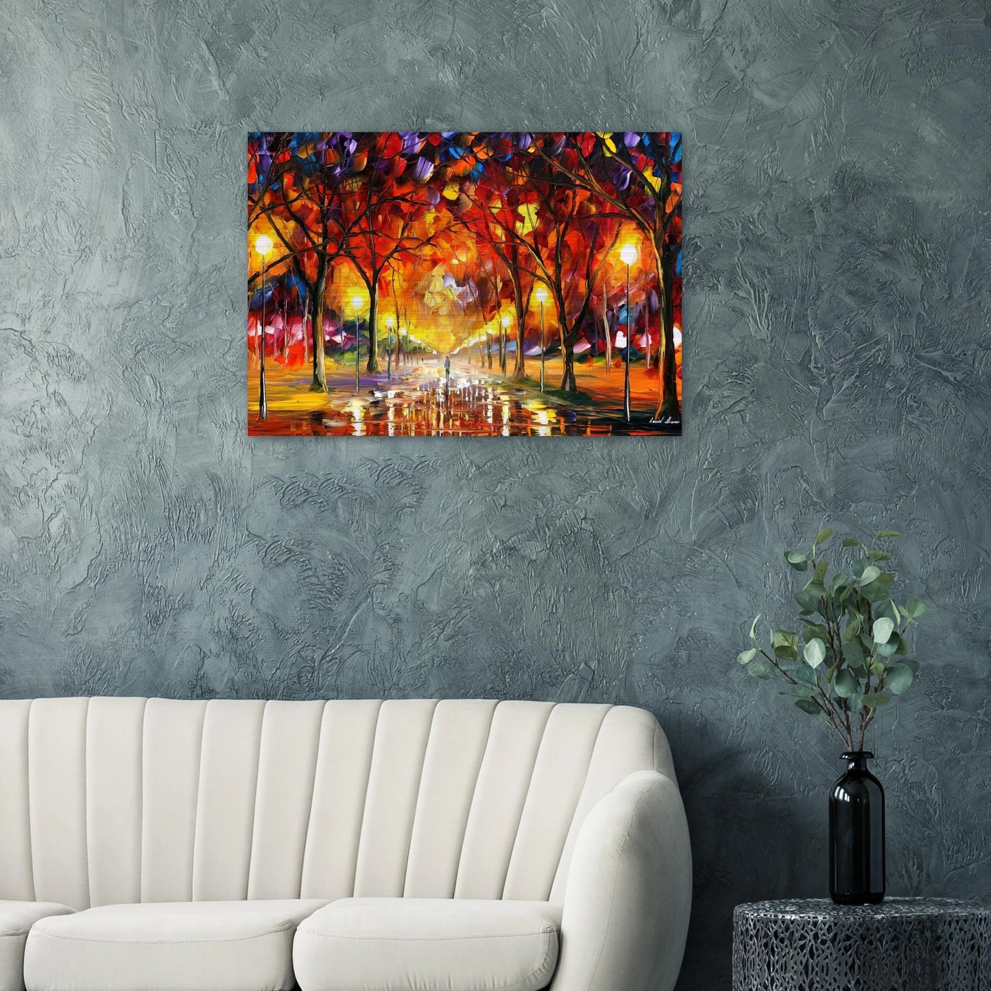 Leonid Afremov - Leonid Afremov Brushed Aluminum Print - 70x100 cm / 28x40 inches | Leonid Afremov Aluminum Print | Leonid Afremov Prints