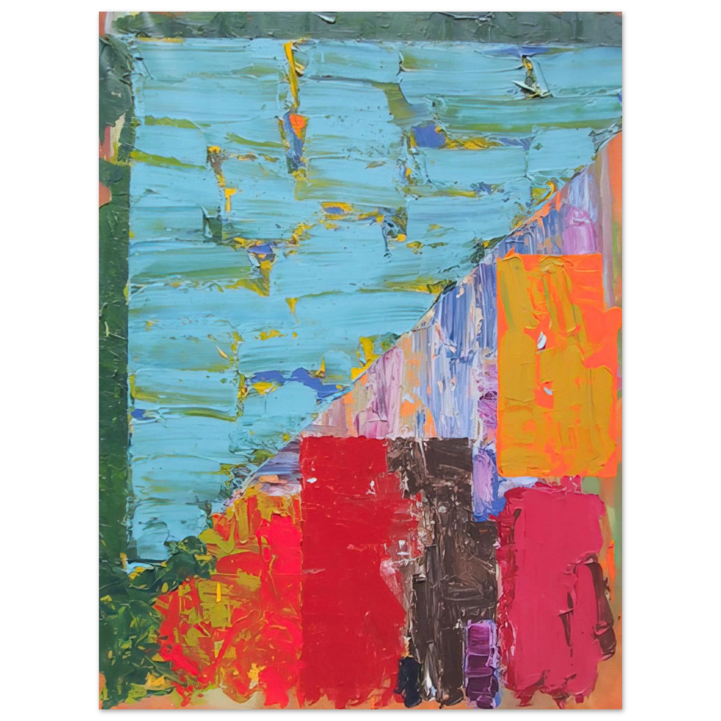 John Hoyland - 25.4.78 - 1978 Fine Art Poster - Default Title