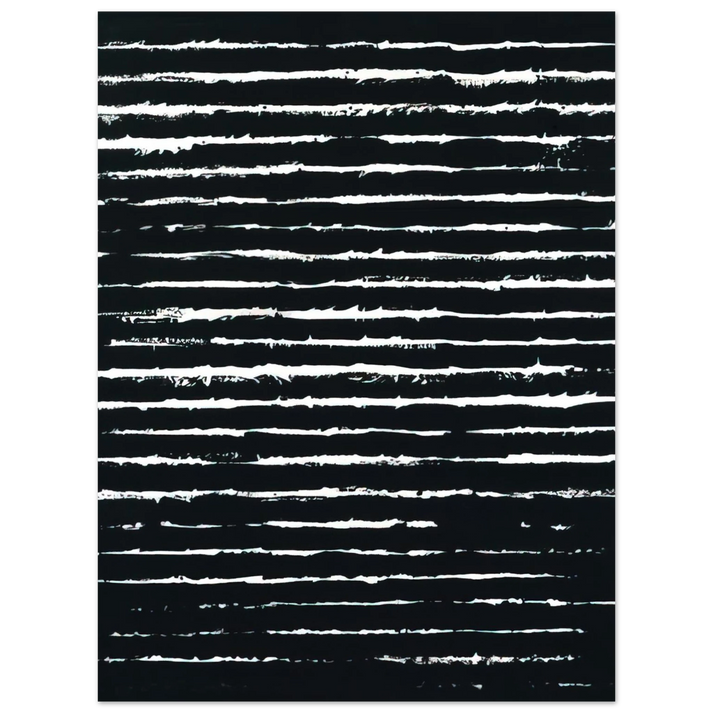 Pierre Soulages - Peinture 243 x 181 cm, 26 juin 1999 - 1999 75x100 cm / 30x40inches Fine Art Poster