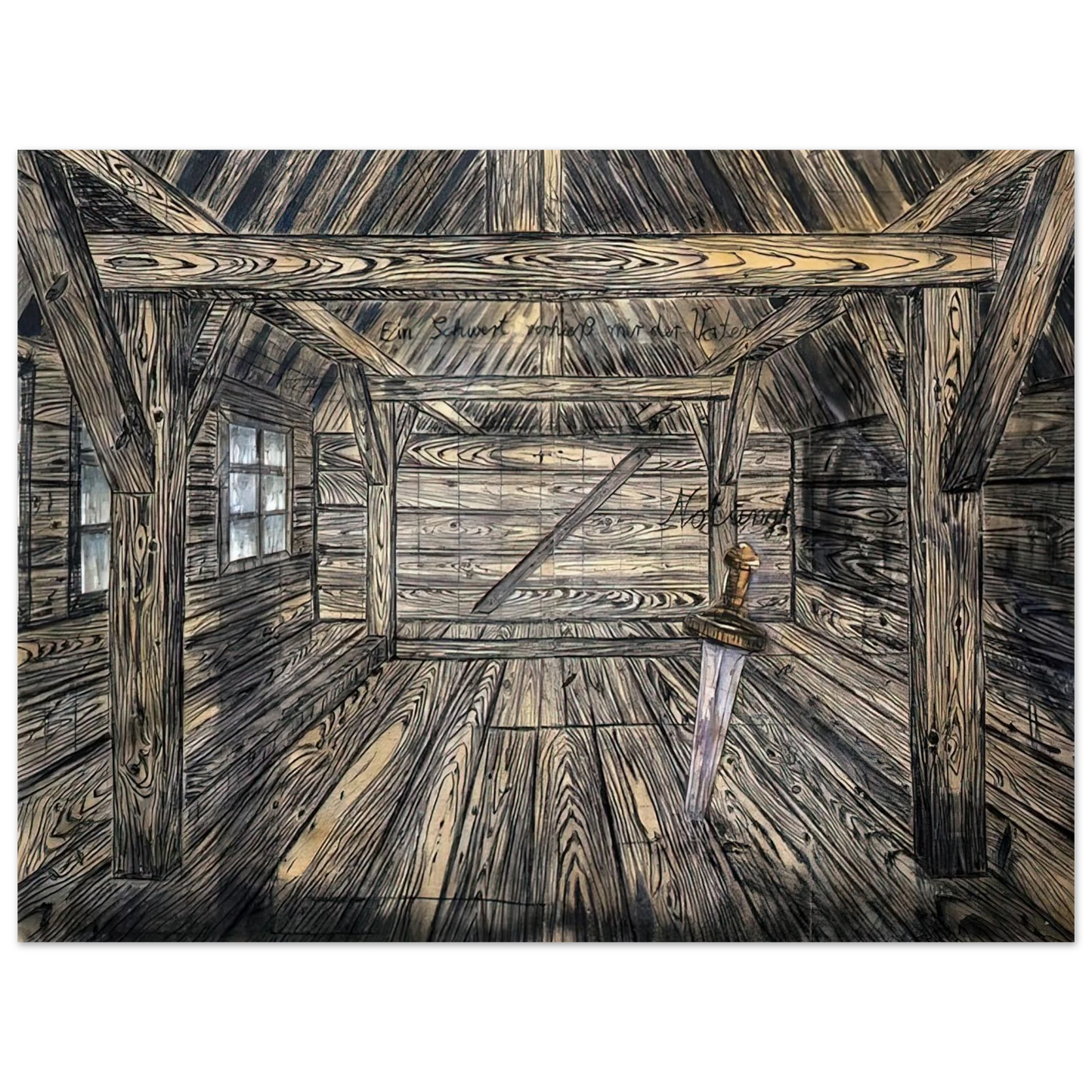 Anselm Kiefer - NOTHUNG 1973 Fine Art Poster - Default Title