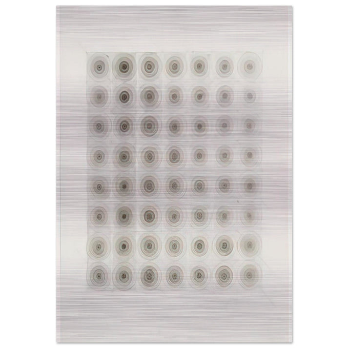 UNTITLED 1966 - Eva Hesse Brushed Aluminum Print - 70x100 cm / 28x40 inches | Eva Hesse Aluminum Print | Eva Hesse Prints