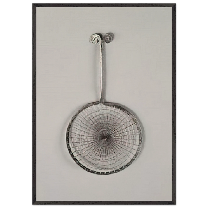 MILK SKIMMER 1940 - Alexander Calder 70x100 cm / 28x40 inches Framed Art Print – Black Wooden Frame