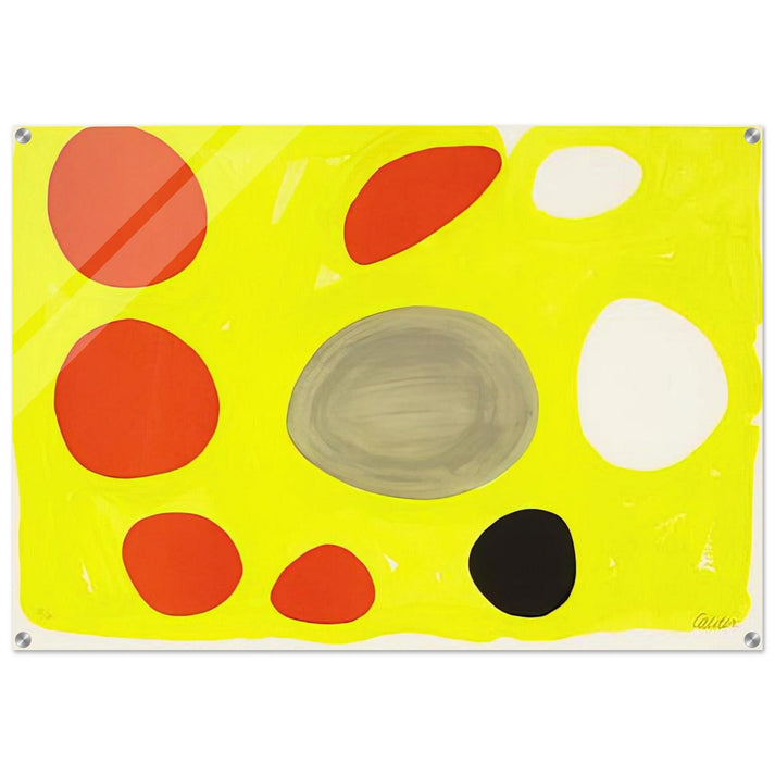 GREY OVAL 1975 - Alexander Calder Acrylic Print - 70x100 cm / 28x40″ inches