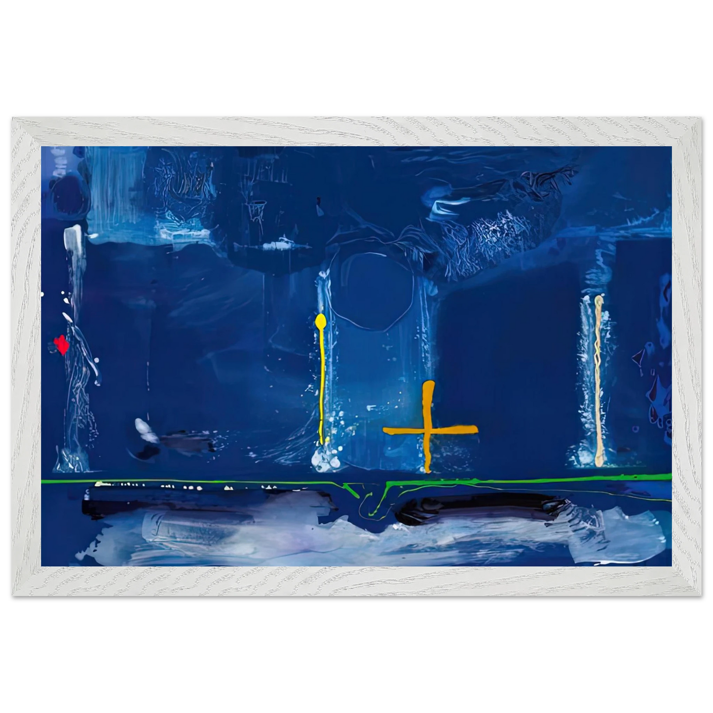 Helen Frankenthaler - Sister Sky, 1991- Wall Art - 28x40 inches / 70x70 cm - Canvas (Imperial) - -
