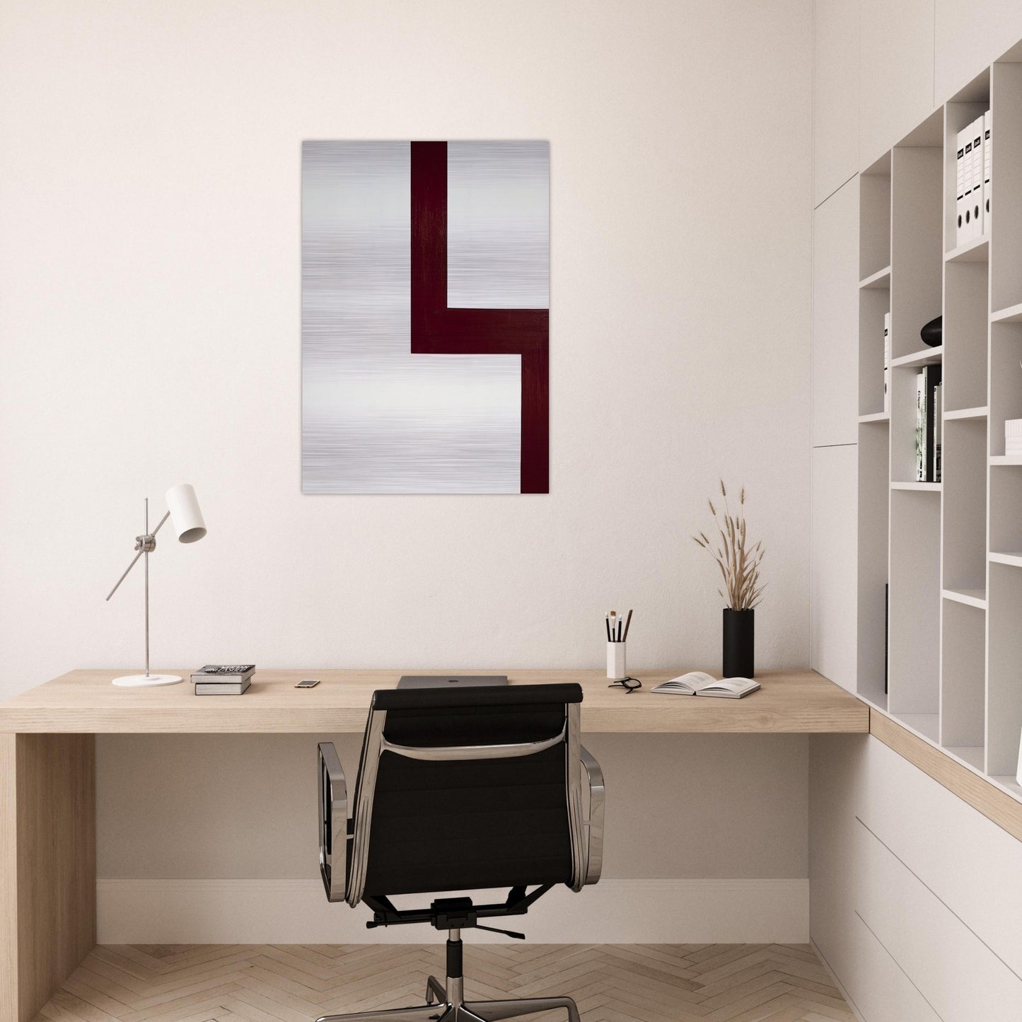 Acracropolis - Al Held Brushed Aluminum Print - 70x100 cm / 28x40 inches | Al Held Aluminum Print | Al Held Prints