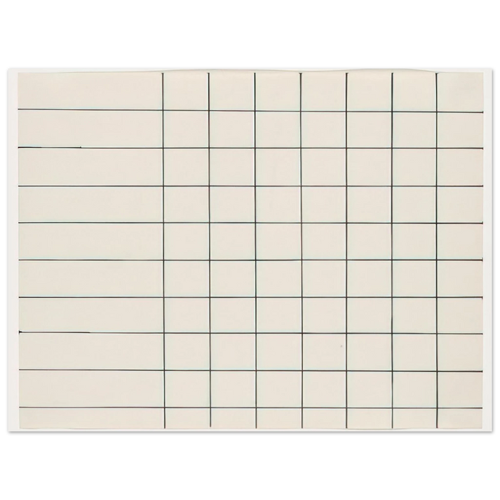 Ellsworth Kelly - Grid Lines from the series Line Form Color 75x100 cm / 30x40inches Fine Art Poster