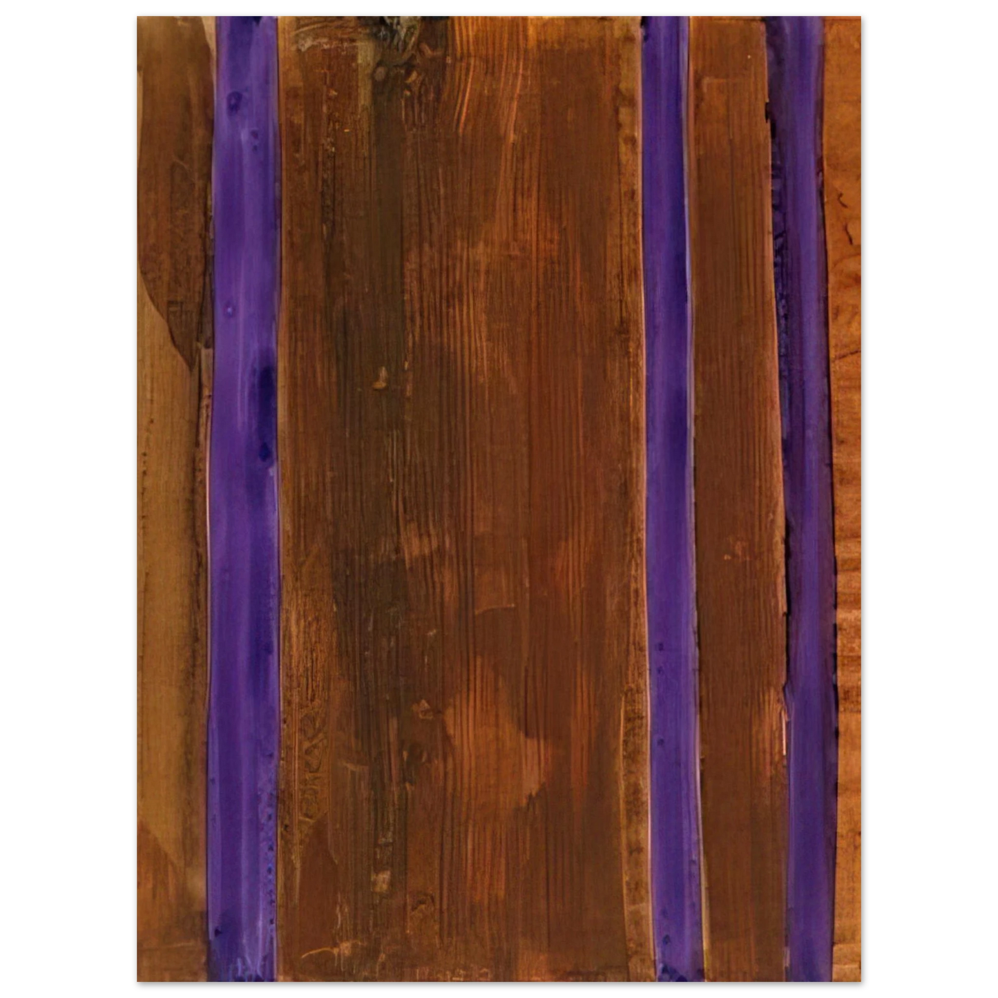 Gunther Forg - Untitled brownviolet - 2001 Fine Art Poster - Default Title