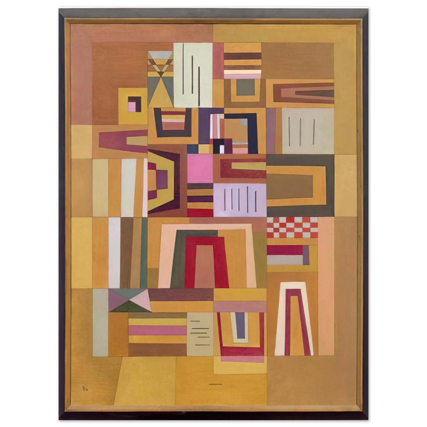 Wassily Kandinsky - COMPENSATION ROSE 1933 Fine Art Poster - Default Title