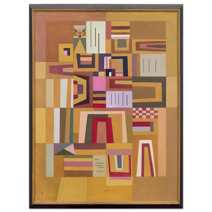 Wassily Kandinsky - COMPENSATION ROSE 1933 75x100 cm / 30x40inches Fine Art Poster