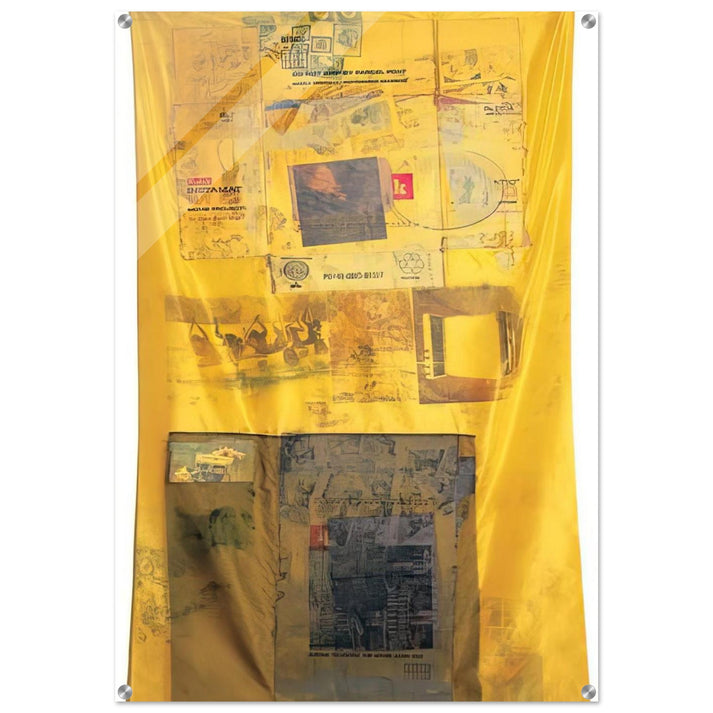 SULPHUR BANK HOARFROST 1974 - Robert Rauschenberg Acrylic Print - 70x100 cm / 28x40″ inches