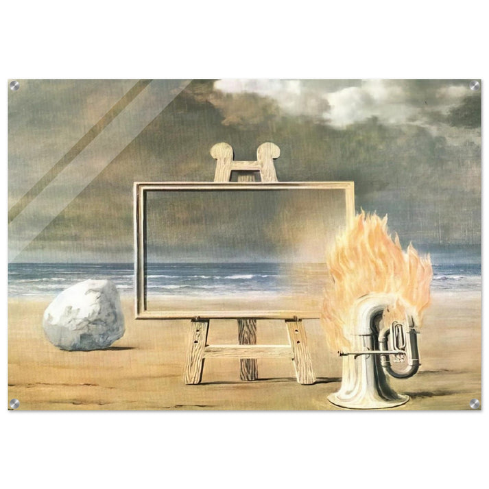 THE FAIR CAPTIVE 1947 - Rene Magritte Acrylic Print - 70x100 cm / 28x40″ inches