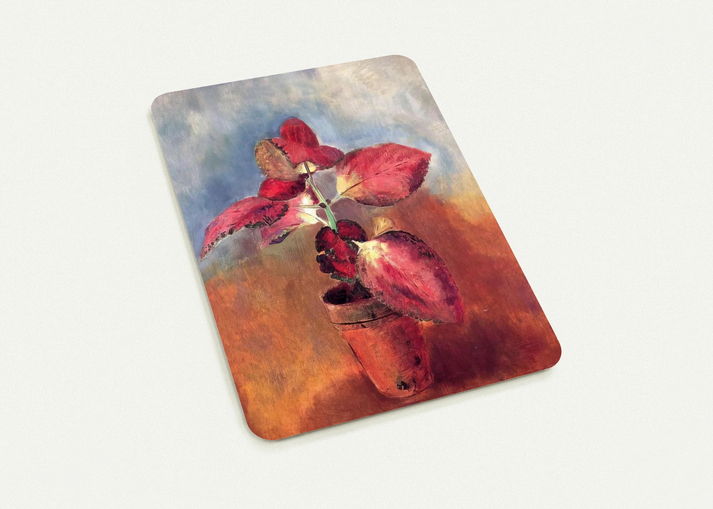 BEGONIA IN A POT By Odilon Redon Pack of 10 Post Cards | Odilon Redon Post Cards | A6 (10.5 x 14.8 cm) - 4.1 x 5.8 inches