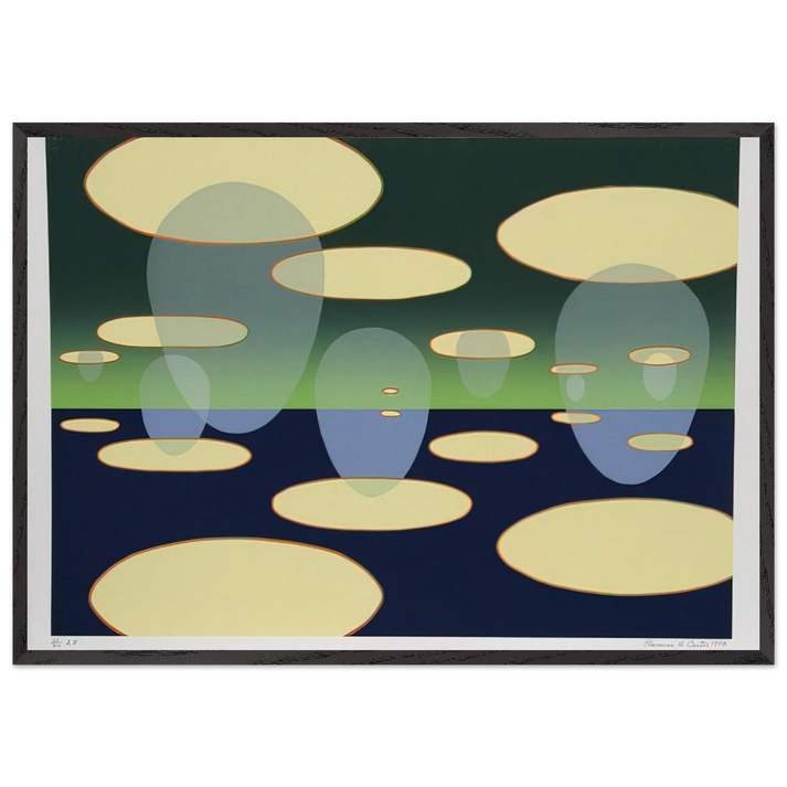 Eschantos 31 - 1978 - Clarence Holbrook Carter 70x100 cm / 28x40 inches Framed Art Print – Black Wooden Frame