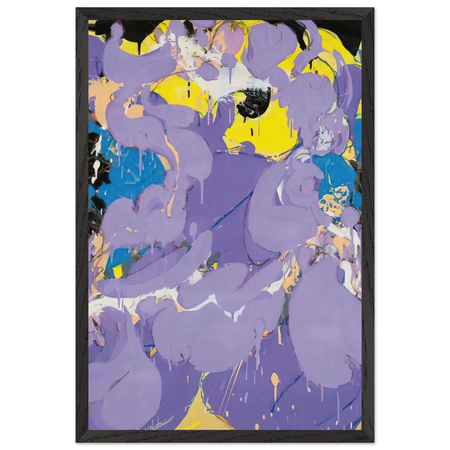 Helen Frankenthaler - Untitled - 1978 Wall art - 28x43 cm / XL (11x17 inches) - Fine Art Poster - -