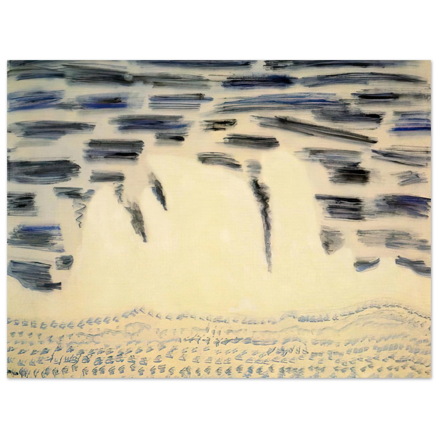 Milton Avery - Onrushing Wave - 1958 Fine Art Poster - Default Title