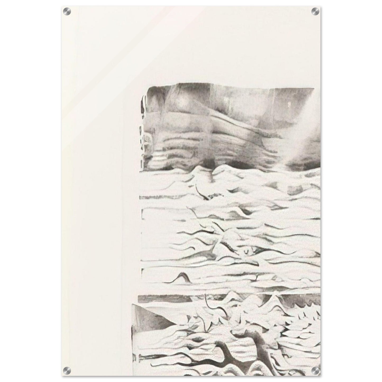 SIXTEENTH STONE 1980 - Lee Bontecou Acrylic Print - 70x100 cm / 28x40″ inches | Lee Bontecou Wall Art | Lee Bontecou Prints