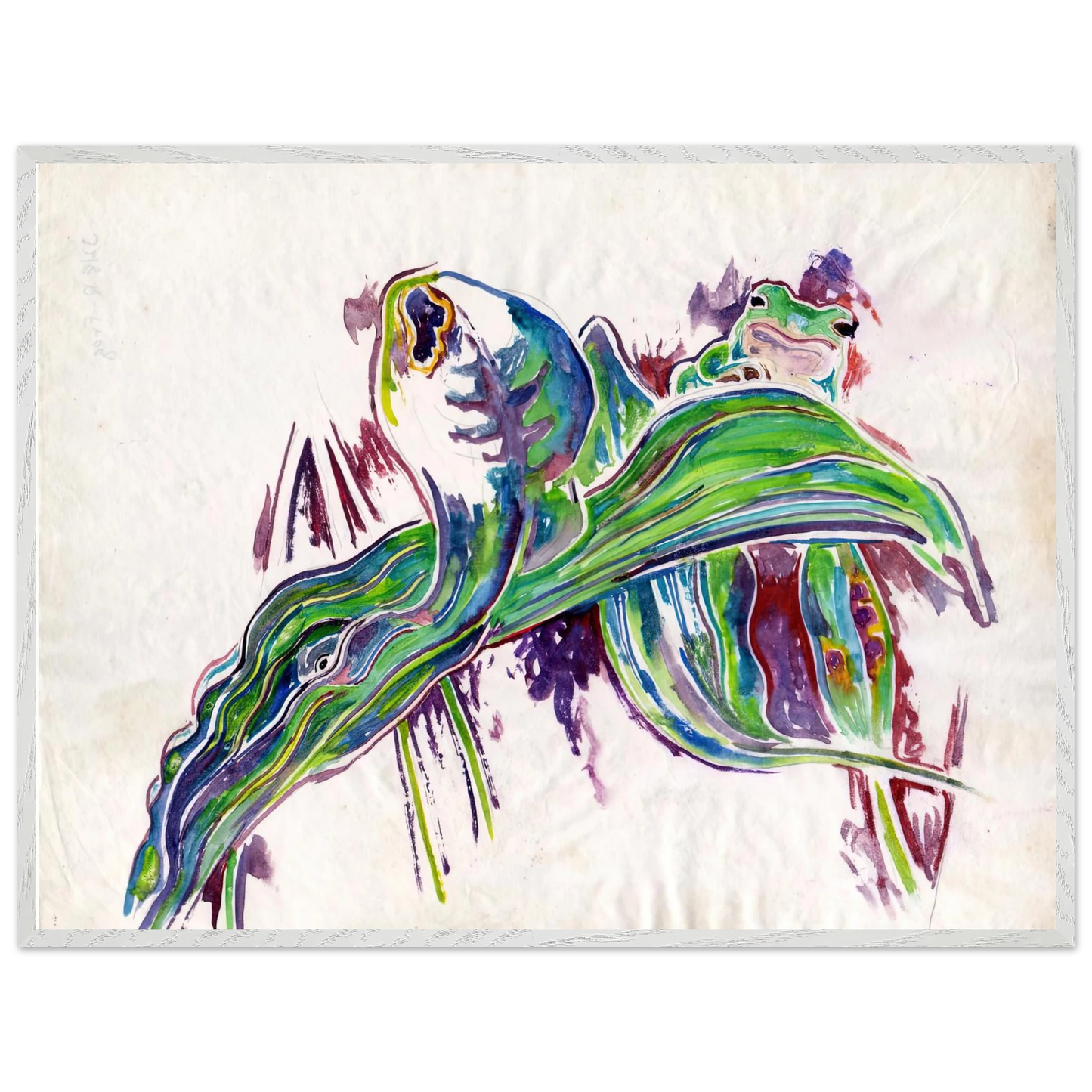 Walter Inglis Anderson - Walter Anderson Wall art - A3 (29.7 x 42 cm) - Premium Wooden Framed Poster With Fine Art Paper-canvas - Wood frame