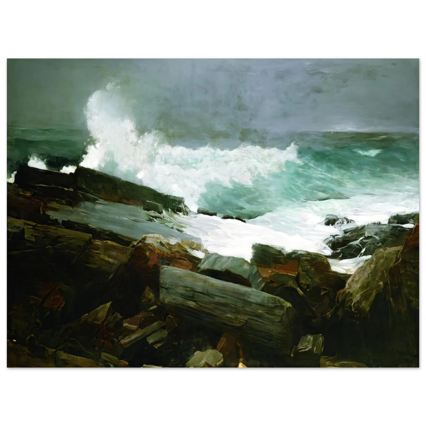 Winslow Homer - WEATHERBEATEN 1894 Fine Art Poster - Default Title