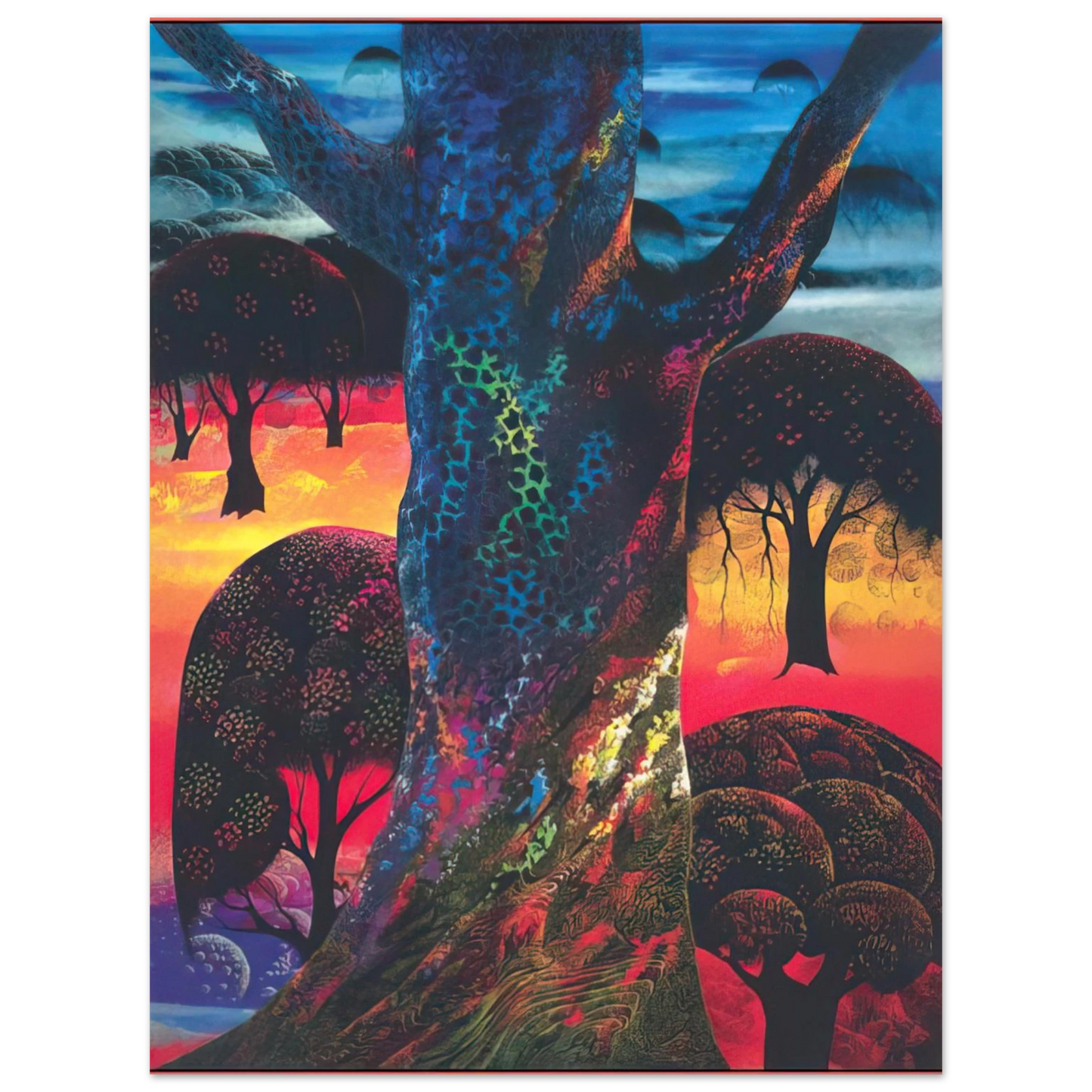 Eyvind Earle - Fire Magic Fine Art Poster - Default Title