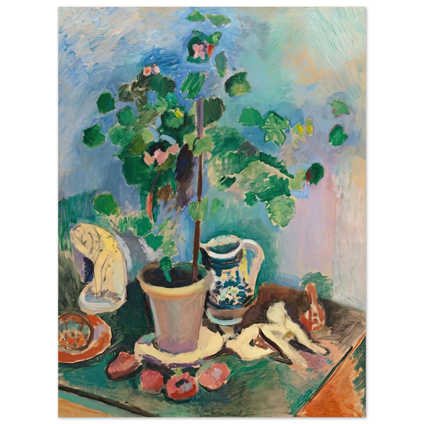 Henri Matisse - THE GERANIUM 1906 Fine Art Poster - Default Title