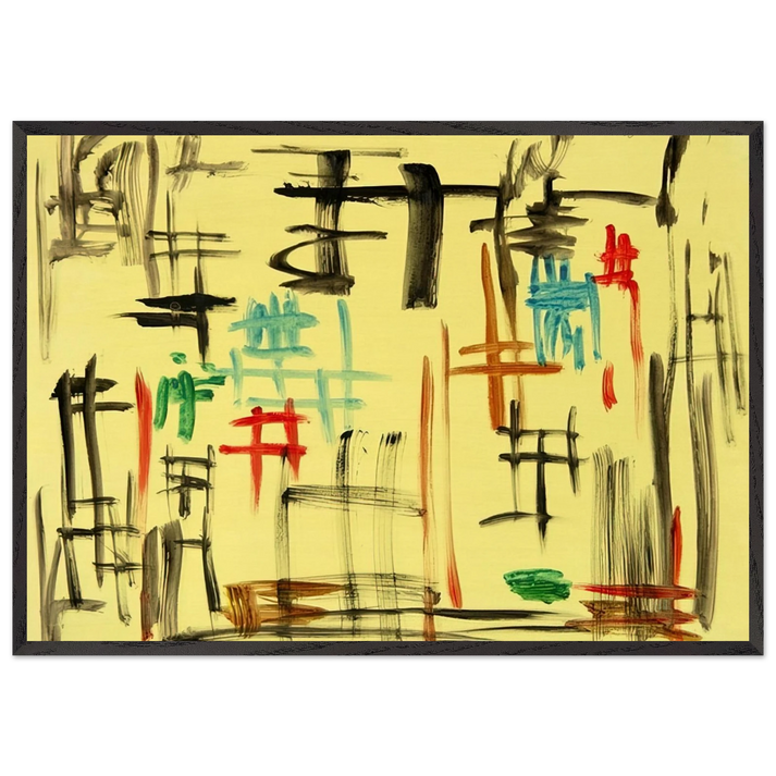 Untitled 05B0098 - 2005 - Gunther Forg 70x100 cm / 28x40 inches Framed Art Print – Black Wooden Frame