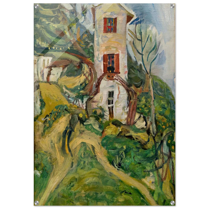 WHITE HOUSE 1918 - Chaim Soutine Acrylic Print - 70x100 cm / 28x40″ inches