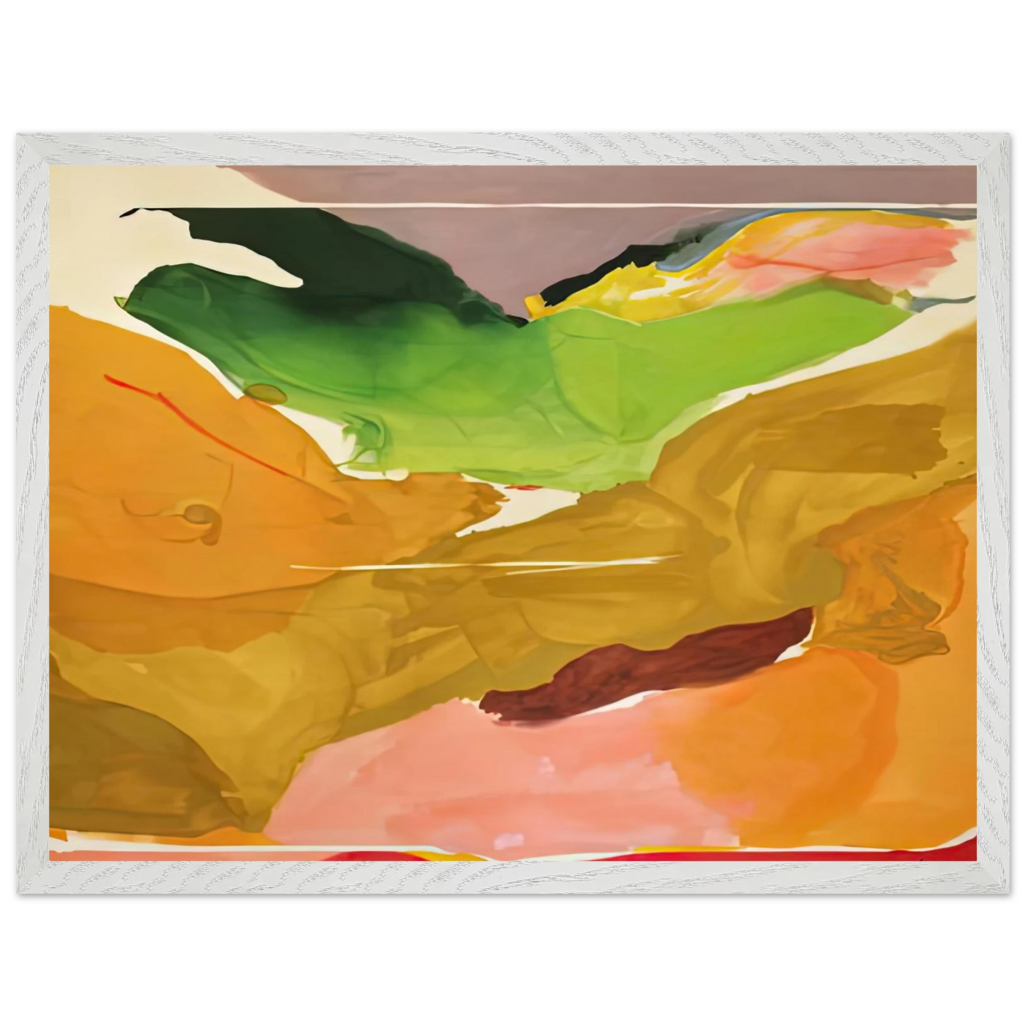 Helen Frankenthaler - Nature Abhors a Vacuum, 1973- Wall Art - 30x40 cm / 12x16 inches - Fine Art Poster - -