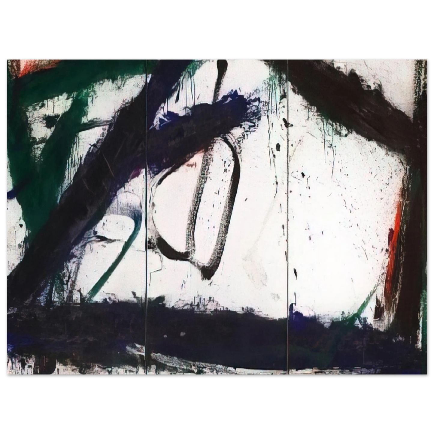 Norman Bluhm - Frozen Summer - 1966 Fine Art Poster - Default Title