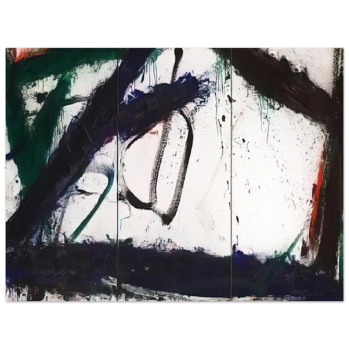Norman Bluhm - Frozen Summer - 1966 75x100 cm / 30x40inches Fine Art Poster
