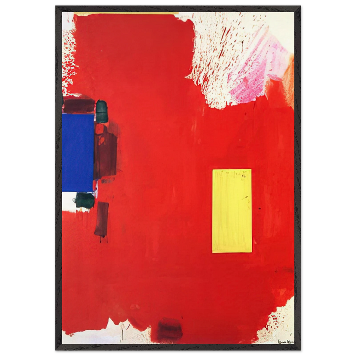 Magnum Opus - Hans Hofmann 70x100 cm / 28x40 inches Framed Art Print – Black Wooden Frame