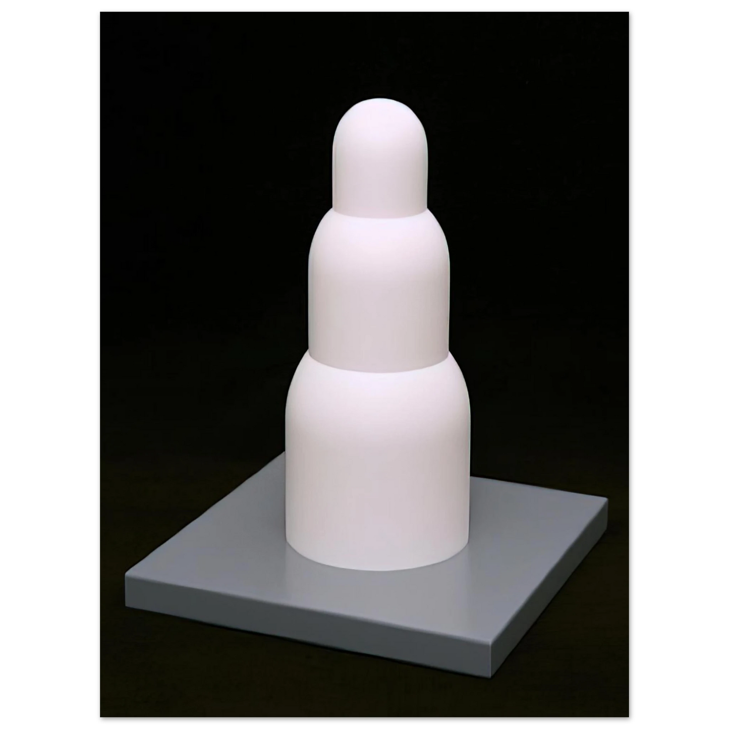 Sol LeWitt - Three Stacked Domes Fine Art Poster - Default Title