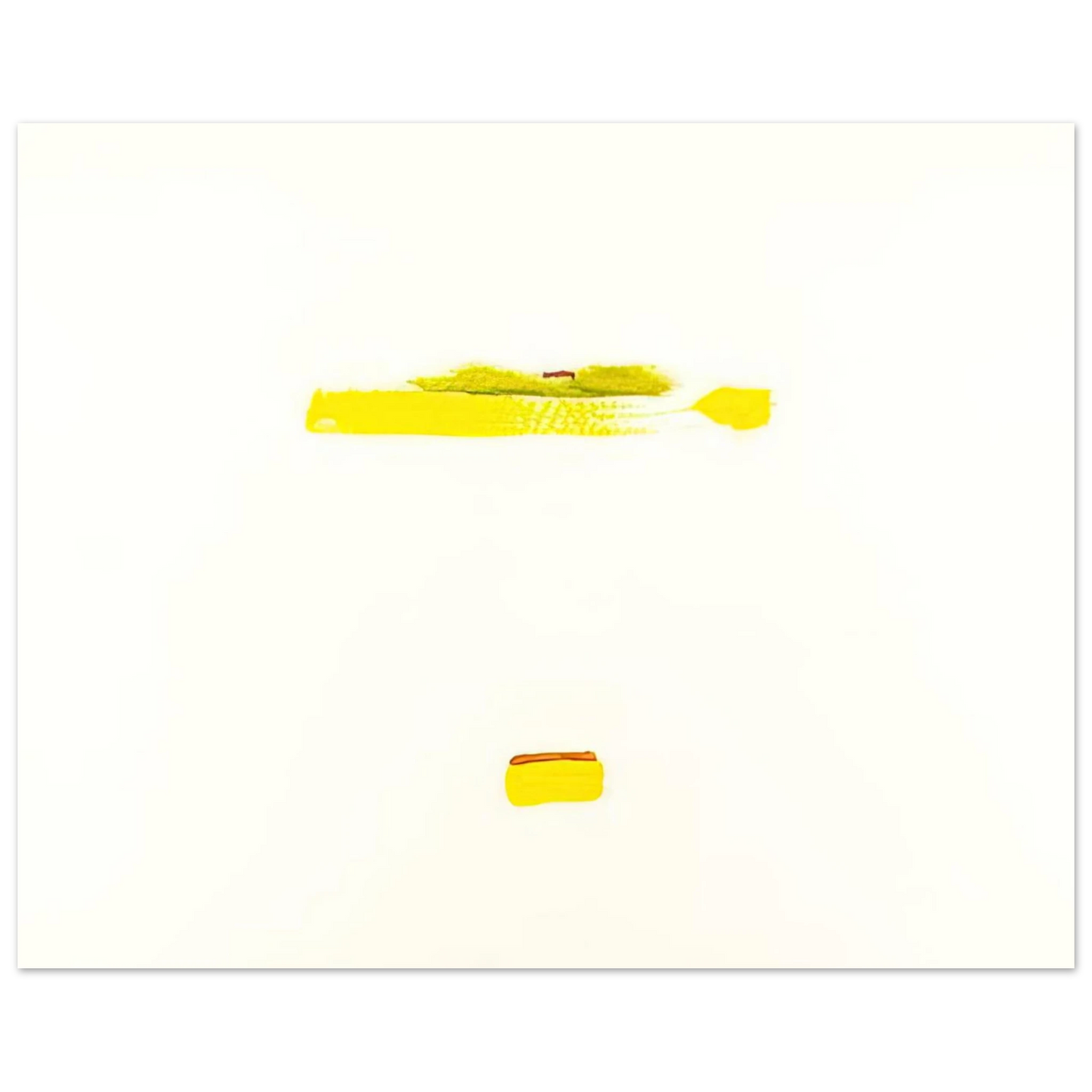 Helen Frankenthaler - New York III - 1972 Wall art - 27x35 cm / 11x14 inches - Premium Wooden Framed Poster With Fine Art Paper - Wood frame